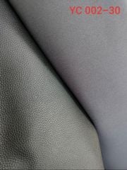 Da PVC/PU YC002-30 Vân Mill Hạt To YC Dày 1.3mm Khổ 1.45m Dùng Làm Giày Dép Ba Lô Túi Xách Chống Thấm Nước Chống Xước Tốt - Màu Đen