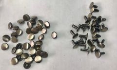 Đinh Tán + Mũ Đinh FS kích thước 6x8mm làm giày dép túi xách -  màu đồng cổ
