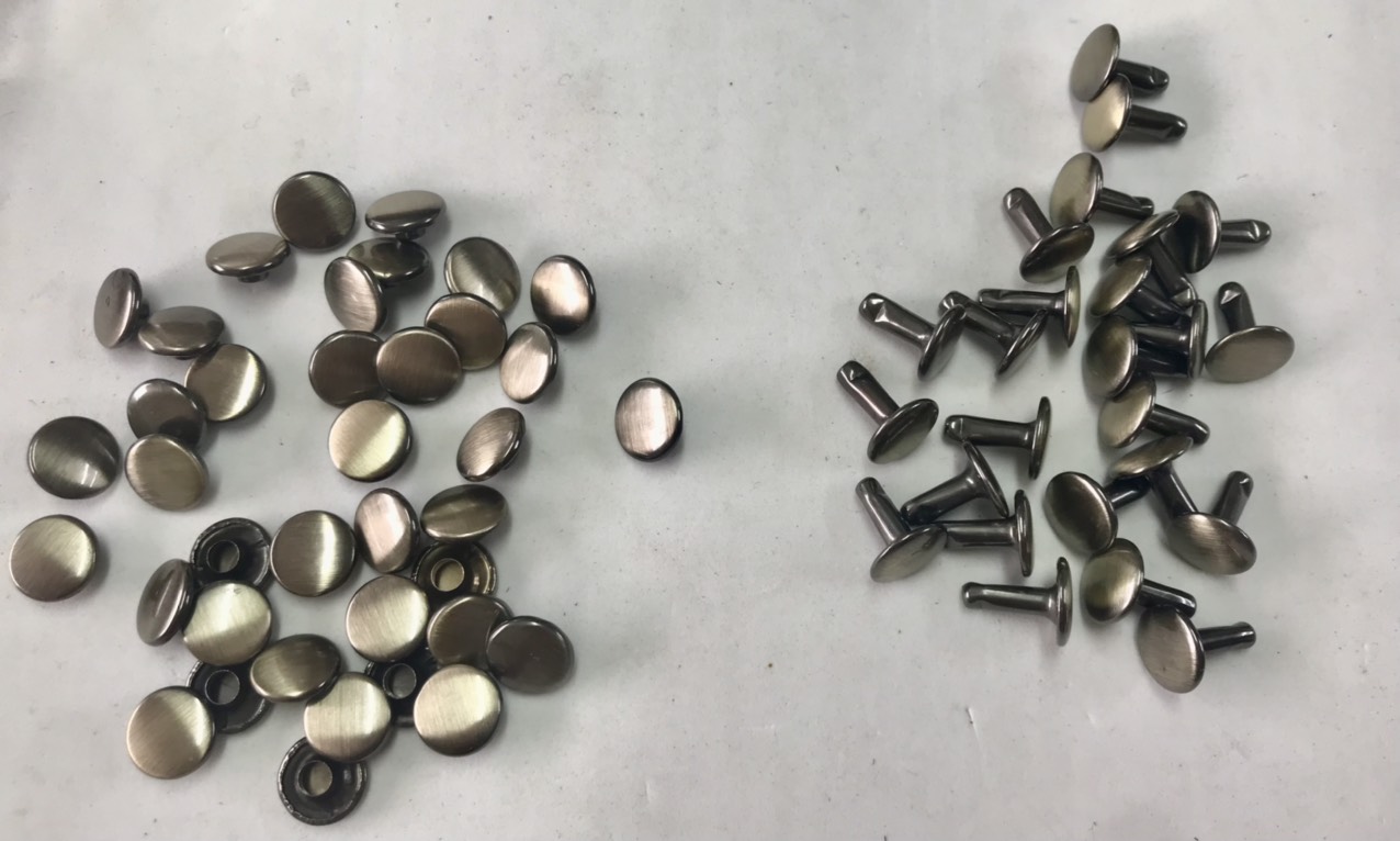 Đinh Tán +Mũ Đinh FS 9x10mm- Hàng Thường- Màu Đồng Cổ