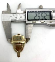 Mặt Khóa Túi Xách/Khóa Túi Xách/Khóa Túi/Phụ Kiện Khóa Kim Loại Cho Túi/Mặt Khóa Cặp-Túi-Clutch/Khóa Cài/handbag Twist Lock/Mặt Khóa FS Khóa Mỏ Vịt Size To Kích Thước 45mm Bóng Đẹp Hợp Kim Không Gỉ Phụ Kiện Túi Xách Phân Khúc Trung Cao Cấp - Màu Vàng 18K