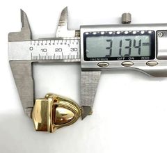 Mặt Khóa Túi Xách/Khóa Túi Xách/Khóa Túi/Phụ Kiện Khóa Kim Loại Cho Túi/Mặt Khóa Cặp-Túi-Clutch/Khóa Cài/handbag Twist Lock/Mặt Khóa FS Khóa Mỏ Vịt Size To Kích Thước 45mm Bóng Đẹp Hợp Kim Không Gỉ Phụ Kiện Túi Xách Phân Khúc Trung Cao Cấp - Màu Vàng 18K