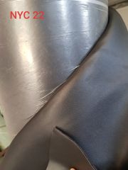 Da PVC/PU NYC 22 Vân Nappa Lót 2 Mặt Dày 2.6mm Khổ 1.37m Dùng Làm Giày Dép Ba Lô Túi Xách Chống Thấm Nước Chống Xước Tốt - Màu Đen