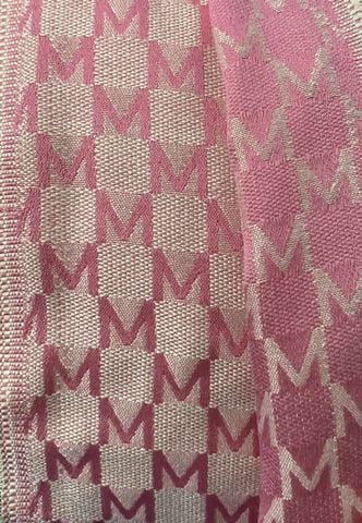 Vải chữ M - JT - Khổ 1.45m - Dùng làm balo, túi xách - Dòng Trung cao cấp - Màu hồng