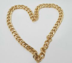 Dây xích metal shoulder strap iron chain belt for bag/ Golden Metal Chains For Purse Strap Chain with Clasp nhôm không gỉ JR bản ngang 10mm - Phụ kiện làm túi xách - Phân khúc trung cao cấp mạ bóng đẹp - Màu Vàng 18k