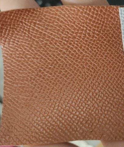 Da PVC/PU Hermes FS Dày 0.8mm Khổ 1.4m Dùng Làm Giày Dép Dép Chữ H Ba Lô Túi Xách No 16- Màu Nâu Bò