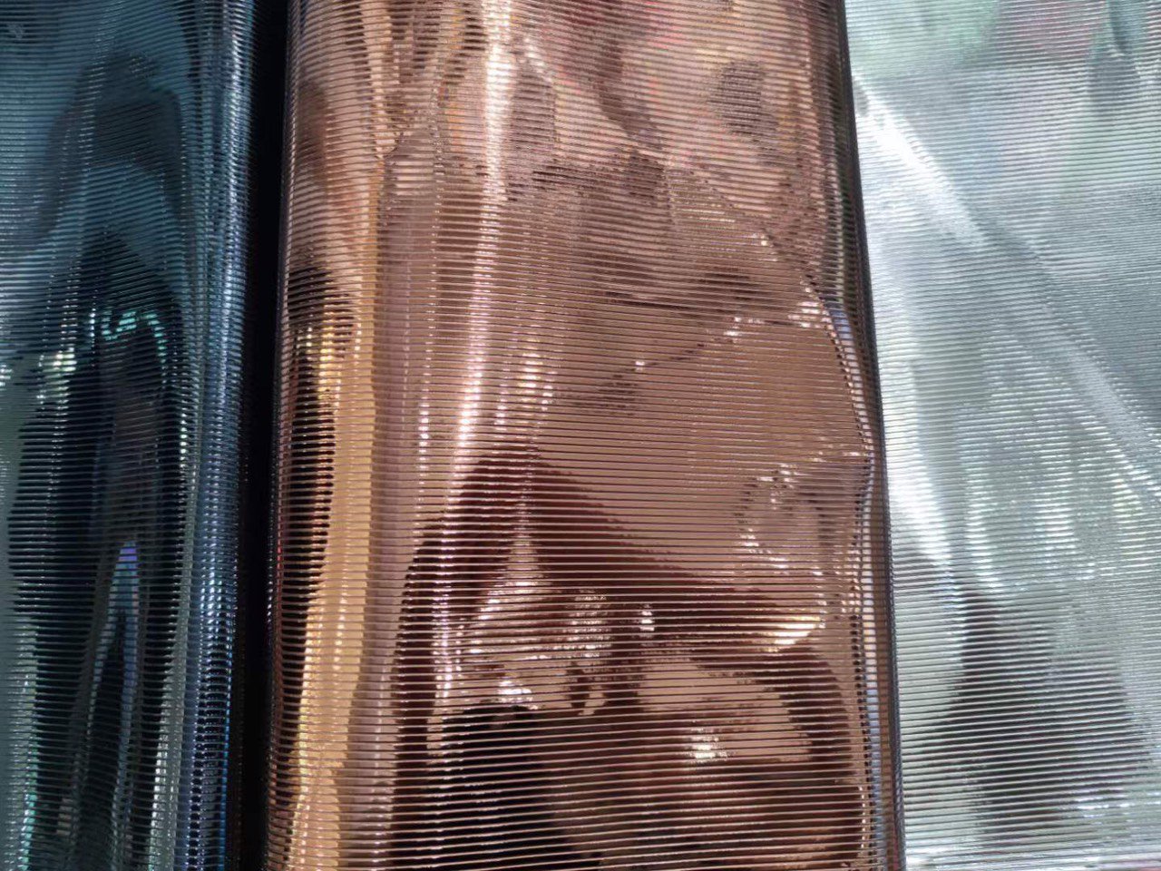 Da PVC/PU FS Dày 1.0-1.1mm Rập Gân Sóng Làm Giày Dép Ba Lô Túi Xách Chống Thấm Nước Chống Xước Tốt - Các Màu Thời Trang