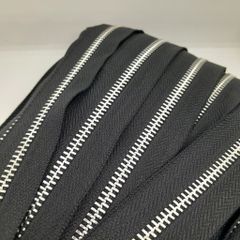 Dây Khóa Kéo/Dây Kéo Khóa Túi/Khóa Kéo Kim loại/Dây Kéo/Zipper/ Zipper Pullers Slider For Leather Bags Wallet Màu Đen SH Răng 5 Kim Loại Bản 32mm Hợp Kim Không Gỉ Kéo Hai Chiều Phụ Kiện Làm Ba Lô Túi Xách Hàng Trung Cao Cấp - Răng Trắng