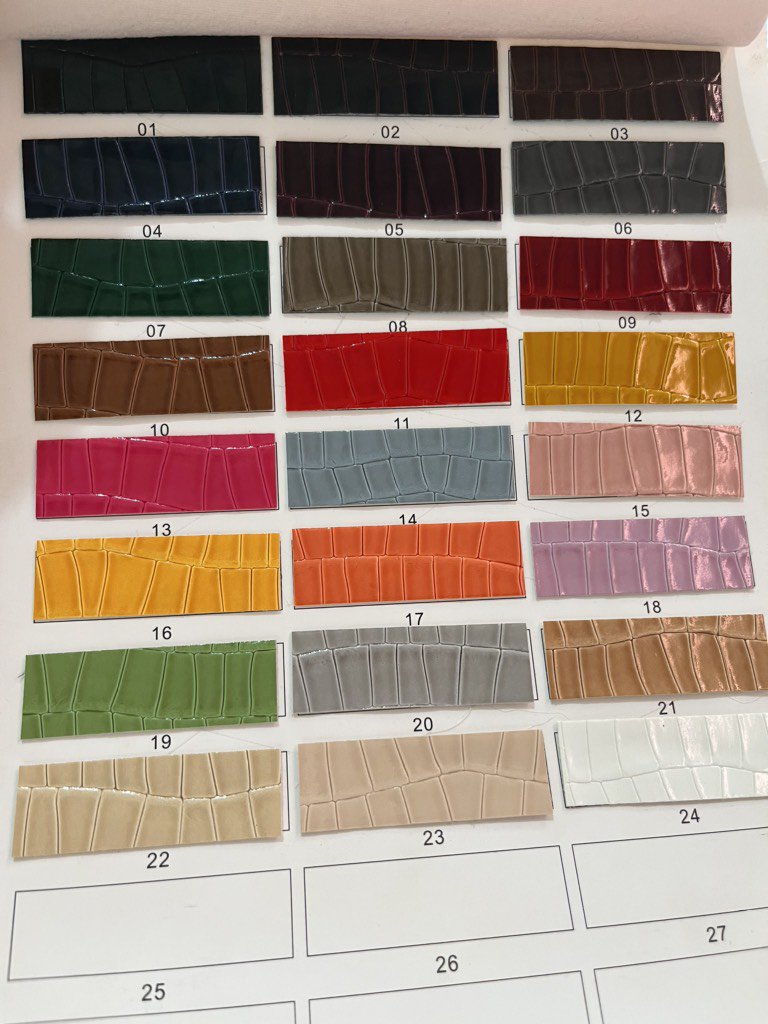 Da PVC/PU Vân Cá Sấu JT361 Làm Giày Dép Ba Lô Túi Xách Chống Thấm Nước Chống Xước Tốt