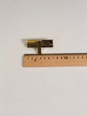Mặt Khóa Túi Xách/Khóa Túi Xách/Khóa Túi/Phụ Kiện Khóa Kim Loại Cho Túi/Mặt Khóa Cặp-Túi-Clutch/Khóa Cài/handbag Twist Lock/Mặt Khoá WL Dài Chữ Thập Kích Thước 60mm Mạ Bóng Đẹp Hợp Kim Không Gỉ Phụ Kiện Làm Túi Xách Phân Khúc Cao Cấp - Màu Vàng Nhạt