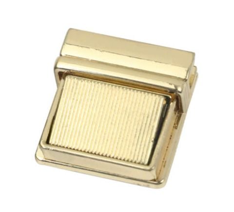Mặt Khóa Túi Xách/Khóa Túi Xách/Khóa Túi/Phụ Kiện Khóa Kim Loại Cho Túi/Mặt Khóa Cặp-Túi-Clutch/Khóa Cài Handbag Turn Locks/ handbag Twist Lock/Mặt Khóa FS Cài Kích Thước 35mm Mạ Bóng Đẹp Hợp Kim Không Gỉ Phụ Kiện Làm Túi Xách Hàng Đẹp - Màu Vàng 18K