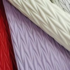 Da PVC/PU Trần Chỉ JT Thêu Múi Miu Miu Làm Giày Dép Ba Lô Túi Xách Cao Cấp