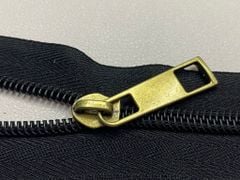 Đầu Khóa Kéo/Đầu khóa/Đầu kéo khóa/Đầu Củ Khóa Dây Kéo/Củ Khóa Kèm Tay/Óc Tay Khóa TKK Răng 5 Nhựa Dùng Cho Dây Cước Phụ Kiện Làm Ba Lô Túi Xách Phân Khúc Phổ Thông - Màu Đồng Cổ