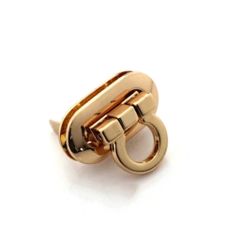 Mặt Khóa Túi Xách/Khóa Túi Xách/Khóa Túi/Phụ Kiện Khóa Kim Loại Cho Túi/Mặt Khóa Cặp-Túi-Clutch/Khóa Cài/handbag Twist Lock/Mặt Khóa FS Gập Salvatore Kích Thước 30x15mm Bóng Đẹp Hợp Kim Không Gỉ Phụ Kiện Túi Xách Phân Khúc Trung Cao Cấp - Màu Vàng 18K