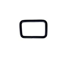 Khoen/Dring/Oring/Khoen Dring D-ring DIY handbag wallet/rectangle ring FS Hình chữ nhật Lọt lòng 32mm Mạ sơn tĩnh điện mờ đen Phụ kiện làm balo túi xách Phân khúc phổ thông - Màu Đen
