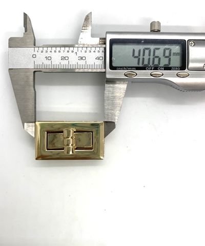 Mặt Khóa Túi Xách/Khóa Túi Xách/Khóa Túi/Phụ Kiện Khóa Kim Loại Cho Túi/Mặt Khóa Cặp-Túi-Clutch/Khóa Cài/handbag Twist Lock/Mặt Khóa Cài Chữ Nhật WL Kích Thước 40mm Mạ Bóng Đẹp Hợp Kim Không Gỉ Phụ Kiện Làm Túi Xách Phân Khúc Cao Cấp