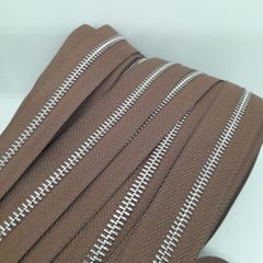 Dây Khóa Kéo/Dây Kéo Khóa Túi/Khóa Kéo Kim loại/Dây Kéo/Zipper/ Zipper Pullers Slider For Leather Bags Wallet Màu Xanh Than (G330) SH Răng 5 Kim Loại Bản 32mm Hợp Kim Không Gỉ Kéo Hai Chiều Phụ Kiện Làm Ba Lô Túi Xách Hàng Trung Cao Cấp - Răng Trắng