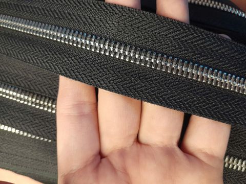 Dây Khóa Kéo/Dây Kéo Khóa Túi/Khóa Kéo Kim loại/Dây Kéo/Zipper/ Zipper Pullers Slider For Leather Bags Wallet Màu Đen SH Răng 3 Kim Loại Bản 30mm Hợp Kim Không Gỉ Kéo Hai Chiều Phụ Kiện Làm Ba Lô Túi Xách Hàng Cao Cấp - Răng Vàng