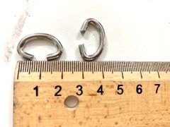 Khoen/Dring/Oring/Khoen Dring D-ring DIY handbag wallet/rectangle ring XN Hình bán nguyệt Lọt lòng 17mm Phụ kiện làm balo túi xách - Màu Vàng 18K