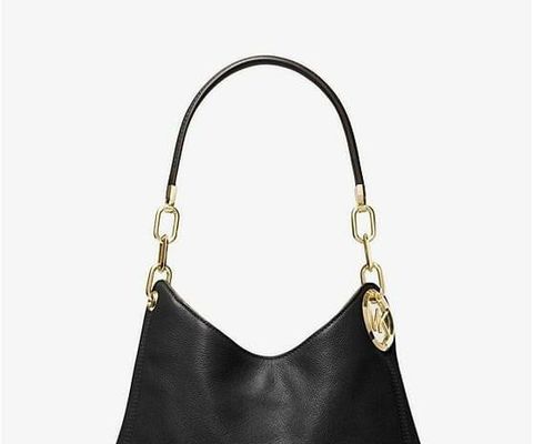 Dây xích metal shoulder strap iron chain belt for bag/ Golden Metal Chains For Purse Strap Chain with Clasp/Quai Xích Phối Da Bắt Vít XN Hàng Hãng Micheal Kors- Màu Vàng 18k