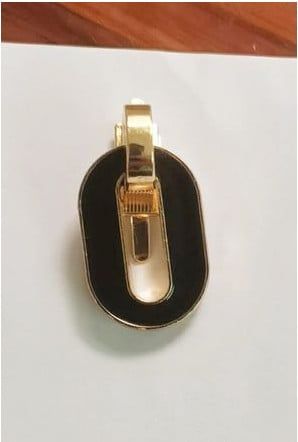 Mặt Khóa Túi Xách/Khóa Túi Xách/Khóa Túi/Phụ Kiện Khóa Kim Loại Cho Túi/Mặt Khóa Cặp-Túi-Clutch/Khóa Cài Handbag Turn Locks/ handbag Twist Lock/Mặt Khóa FS Oval Phủ Silicon Mạ Bóng Đẹp Phụ Kiện Làm Túi Xách Phân Khúc Phổ Thông - Màu Đen