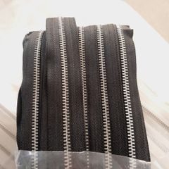 Dây Khóa Kéo/Dây Kéo Khóa Túi/Khóa Kéo Kim loại/Dây Kéo/Zipper/ Zipper Pullers Slider For Leather Bags Wallet Màu Đen SH Răng 5 Kim Loại Bản 32mm Hợp Kim Không Gỉ Kéo Hai Chiều Phụ Kiện Làm Ba Lô Túi Xách Hàng Phổ Thông - Răng Trắng