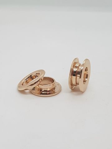 Ore/Mắt cáo/Khoen Mắt Cáo Wl Hàng Cao Cấp 08Mm- Vàng ( 2 Chi Tiết Gioăng Trên Và Dưới)