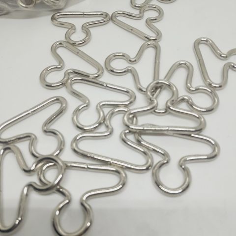 Khoen/Dring/Oring/Khoen Dring D-ring DIY handbag wallet/rectangle ring FS Hình tam giác Lọt lòng 38mm Mạ bóng Phụ kiện làm balo túi xách Phân khúc Trung cấp - Màu Bạc
