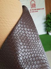 Da PVC/PU Đan FS Dày Dặn Màu Thời Trang Dùng Làm Giày Dép Ba Lô Túi Xách Chống Thấm Nước Chống Xước Tốt - Các Màu
