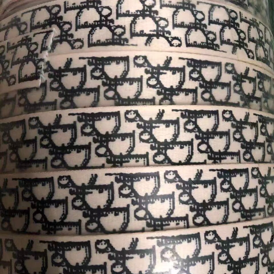 Dây Đai 38mm Chữ Dior dệt xương cá bóng đẹp dùng làm giày dép túi xách phụ kiện thú cưng phụ kiện phòng tập thể thao