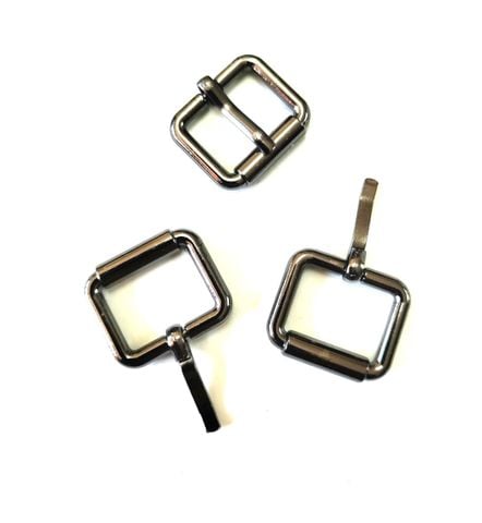 Khóa Kim/Khóa Kim Túi xách/Buckle FS Hình chữ nhật Lọt lòng 20mm Phụ kiện làm túi xách Phân khúc Trung cấp - Màu Hun đen