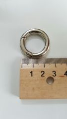 Khoen/Dring/Oring/Khoen Dring D-ring DIY handbag wallet/rectangle ring Tròn Xn 20Mm- Mạ bóng đẹp dày dặn - Màu Bạc