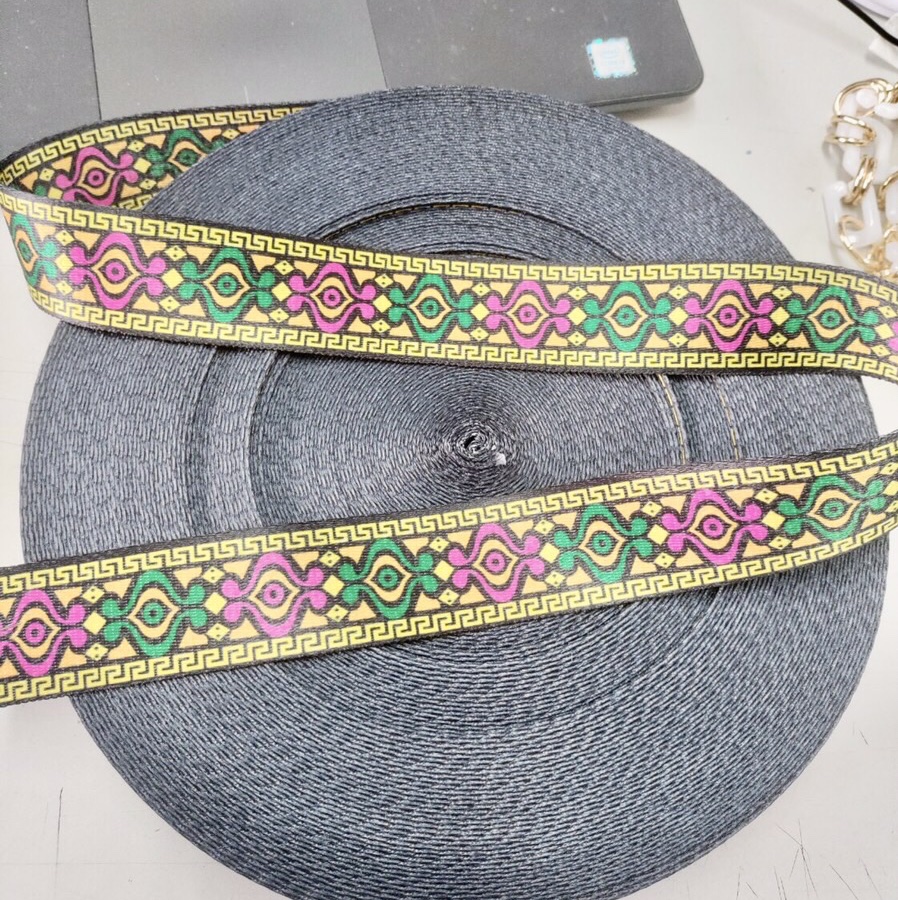 Dây Dệt/Dây đai 20-25-32-38mm dệt hoa văn dệt họa tiết theo yêu cầu của khách hàng