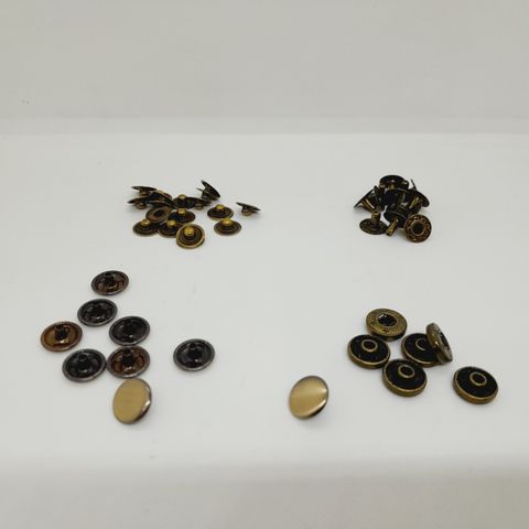 Cúc Bấm 4 Chi Tiết FS 10mm- Hàng Thường- Màu Đồng Cổ