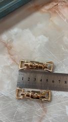 Mặt Khóa Túi Xách/Khóa Túi Xách/Khóa Túi/Phụ Kiện Khóa Kim Loại Cho Túi/Mặt Khóa Cặp-Túi-Clutch/Khóa Cài/handbag Twist Lock/Mặt Khóa FS Hình Trụ Prada Kích Thước 60mm Bóng Đẹp Hợp Kim Không Gỉ Phụ Kiện Làm Túi Xách Phân Khúc Trung Cao Cấp - Màu Vàng