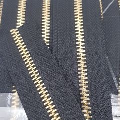 Dây Khóa Kéo/Dây Kéo Khóa Túi/Khóa Kéo Kim loại/Dây Kéo/Zipper/ Zipper Pullers Slider For Leather Bags Wallet Màu Đen SH Răng 5 Kim Loại Bản 32mm Hợp Kim Không Gỉ Kéo Hai Chiều Phụ Kiện Làm Ba Lô Túi Xách Hàng Phổ Thông - Răng Vàng