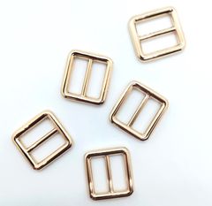 Khoen Tăng giảm/Khoen Chỉnh dây/Tăng giảm/Cầu ngang Tri-Glide Slide For Bag Straps, Rifle Slings, DogCollars/Adjustable Slide Buckles/ Tri Glide WL Hình vuông đúc liền Lọt lòng 20mm Phụ kiện làm balo túi xách Phân khúc Cao cấp - Màu Vàng 18K