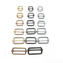 Khoen Tăng giảm/Khoen Chỉnh dây/Tăng giảm/Cầu ngang Tri-Glide Slide For Bag Straps, Rifle Slings, DogCollars/Adjustable Slide Buckles/ Tri Glide FS Hình chữ nhật Lọt lòng 25mm Phụ kiện làm balo túi xách Phân khúc Phổ thông- Màu Hun đen