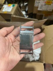 Mặt Khóa Túi Xách/Khóa Túi Xách/Phụ Kiện Khóa Kim Loại Cho Túi/Mặt Khóa Cặp-Túi-Clutch/Khóa Cài/handbag Twist Lock/Mặt Khóa Phi Công XN Kích Thước 35x75mm Mạ Bóng Đẹp Hợp Kim Không Gỉ Phụ Kiện Làm Balo Túi Xách Phân Khúc Trung Cao Cấp - Màu Bạc
