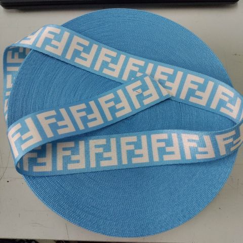 Dây Dệt Fendi Fs Các Màu 38mm dệt xương cá bóng đẹp dùng làm giày dép túi xách phụ kiện thú cưng phụ kiện phòng tập thể thao