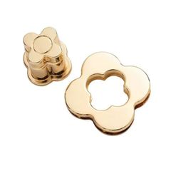 Mặt Khóa Túi Xách/Khóa Túi Xách/Khóa Túi/Phụ Kiện Khóa Kim Loại Cho Túi/Mặt Khóa Cặp-Túi-Clutch/Khóa Cài/handbag Twist Lock/Mặt Khóa FS Hình Hoa Hồng Kích Thước 35x17mm Bóng Đẹp Hợp Kim Không Gỉ Phụ Kiện Làm Túi Xách Phân Khúc Trung Cao Cấp - Màu Vàng