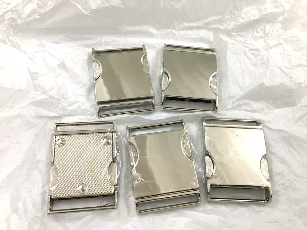 Mặt Khóa Túi Xách/Khóa Túi Xách/Khóa Túi/Phụ Kiện Khóa Kim Loại Cho Túi/Mặt Khóa Cặp-Túi-Clutch/Khóa Cài/handbag Twist Lock/Mặt Khóa Cài Phi Công FS Kích Thước 33x45mm Lọt Lòng 30mm Hợp Kim Không Gỉ Mạ Bóng Đẹp Phụ Kiện Làm Túi Xách - Màu Bạc