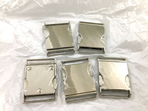 Mặt Khóa Túi Xách/Khóa Túi Xách/Khóa Túi/Phụ Kiện Khóa Kim Loại Cho Túi/Mặt Khóa Cặp-Túi-Clutch/Khóa Cài/handbag Twist Lock/Mặt Khóa Cài Phi Công FS Kích Thước 33x45mm Lọt Lòng 30mm Hợp Kim Không Gỉ Mạ Bóng Đẹp Phụ Kiện Làm Túi Xách - Màu Bạc