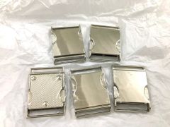 Mặt Khóa Túi Xách/Khóa Túi Xách/Khóa Túi/Phụ Kiện Khóa Kim Loại Cho Túi/Mặt Khóa Cặp-Túi-Clutch/Khóa Cài/handbag Twist Lock/Mặt Khóa Cài Phi Công FS Kích Thước 33x45mm Lọt Lòng 30mm Hợp Kim Không Gỉ Mạ Bóng Đẹp Phụ Kiện Làm Túi Xách - Màu Bạc