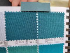 Da PVC/PU Vân Mịn FS  Làm Giày Dép Ba Lô Túi Xách Chống Thấm Nước Chống Xước Tốt No19 - Màu Xanh