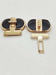 Mặt Khóa Túi Xách/Khóa Túi Xách/Khóa Túi/Phụ Kiện Khóa Kim Loại Cho Túi/Mặt Khóa Cặp-Túi-Clutch/Khóa Cài/handbag Twist Lock/Mặt Khóa FS TD Kích Thước 59mm Mặt Đổ Silicon Đen Mạ Bóng Đẹp Phụ Kiện Làm Túi Xách Phân Khúc Phổ Thông - Màu Vàng