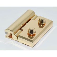 Mặt Khóa Túi Xách/Khóa Túi Xách/Khóa Túi/Phụ Kiện Khóa Kim Loại Cho Túi/Mặt Khóa Cặp-Túi-Clutch/Khóa Cài Handbag Turn Locks/ handbag Twist Lock/Mặt Khóa Túi FS Kích Thước 45mm Mạ Bóng Đẹp Hợp Kim Không Gỉ Phụ Kiện Làm Túi Xách Phân Khúc Cao Cấp - Màu Vàng