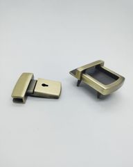 Mặt Khóa Túi Xách/Khóa Túi Xách/Khóa Túi/Phụ Kiện Khóa Kim Loại Cho Túi/Mặt Khóa Cặp-Túi-Clutch/Khóa Cài/handbag Twist Lock/Mặt Khóa Cài XX Kích Thước 43x56mm Hợp Kim Không Gỉ Mạ Bóng Đẹp Làm Cặp Da Nam Cao Cấp - Màu Đồng Cổ