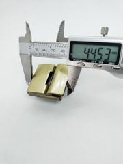 Mặt Khóa Túi Xách/Khóa Túi Xách/Khóa Túi/Phụ Kiện Khóa Kim Loại Cho Túi/Mặt Khóa Cặp-Túi-Clutch/Khóa Cài Handbag Turn Locks/ handbag Twist Lock/Mặt Khóa Số XX Kích Thước 39x44mm Mạ Bóng Đẹp Hợp Kim Không Gỉ Làm Cặp Sách Nam - Màu Đồng Cổ
