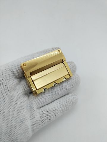Mặt Khóa Túi Xách/Khóa Túi Xách/Khóa Túi/Phụ Kiện Khóa Kim Loại Cho Túi/Mặt Khóa Cặp-Túi-Clutch/Khóa Cài/handbag Twist Lock/Mặt Khóa XX 3 Ô Mật Mã Kích Thước 53mm Mạ Bóng Đẹp Hợp Kim Không Gỉ Phụ Kiện Làm Túi Xách Phân Khúc Cao Cấp - Màu Vàng Đồng