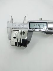 Mặt Khóa Túi Xách/Khóa Túi Xách/Khóa Túi/Phụ Kiện Khóa Kim Loại Cho Túi/Mặt Khóa Cặp-Túi-Clutch/Khóa Cài/handbag Twist Lock/Mặt Khóa Cài XX Kích Thước 43x43mm Hợp Kim Không Gỉ Mạ Bóng Đẹp Làm Cặp Da Nam Cao Cấp - Màu Bạc